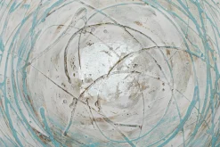 Handgemaltes Gemälde 'Stürme aus Eis' 80x80cm | inkl. Echtheitszertifikat
