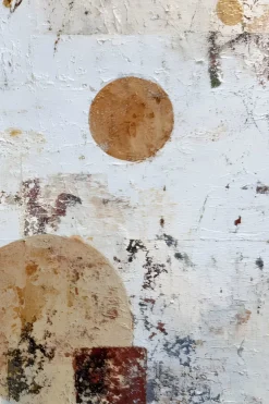 Handgemaltes Gemälde 'Strukturierte Kreise' | Echtheitszertifikat inklusive