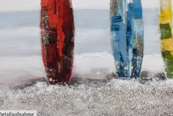 Handgemaltes Gemälde 'Surf Siesta' 150x50cm | inkl. Echtheitszertifikat