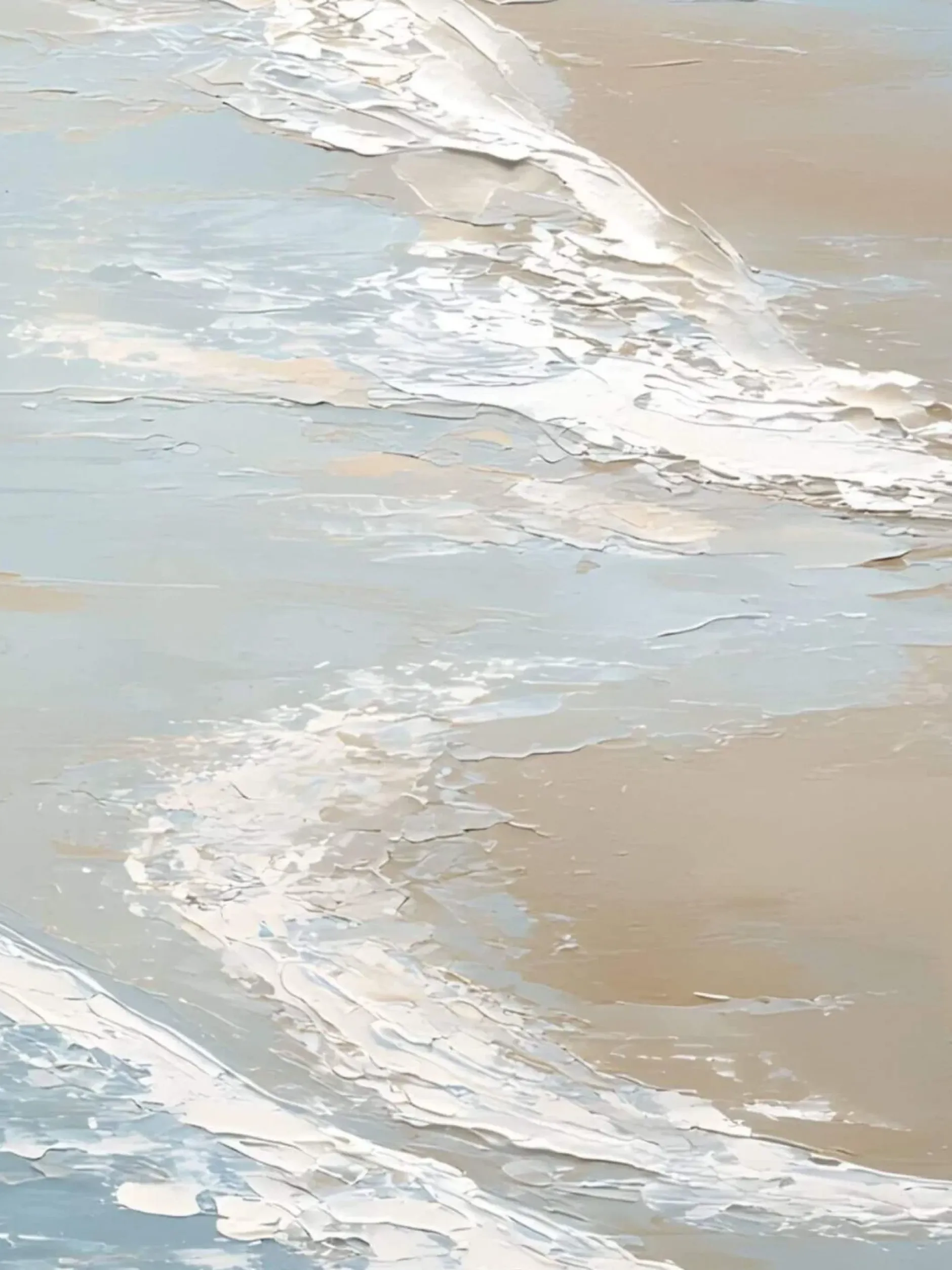 Handgemaltes Gemälde 'Surfstrand-Drift' | Echtheitszertifikat inklusive
