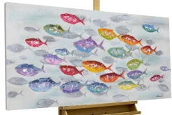 Handgemaltes Gemälde 'Surround me' 120x60cm | inkl. Echtheitszertifikat