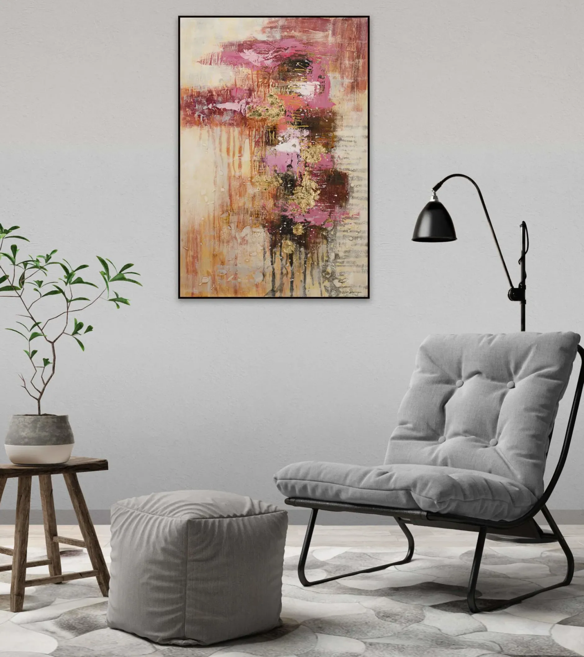 Handgemaltes Gemälde 'Sweet as Sugar' 80x120cm | inkl. Echtheitszertifikat
