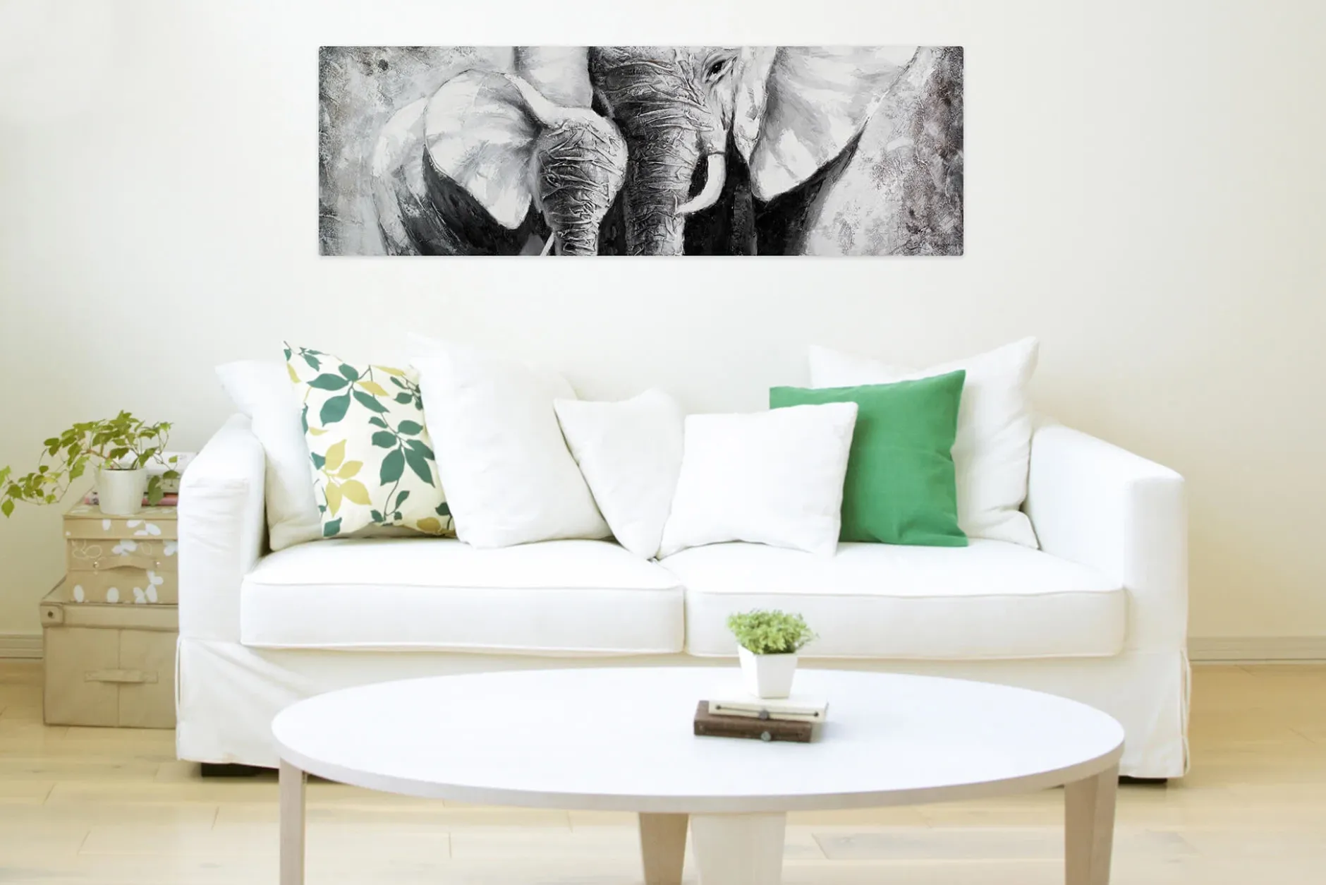 Handgemaltes Gemälde 'Sweet Savannah Memories' 150x50cm | inkl. Echtheitszertifikat