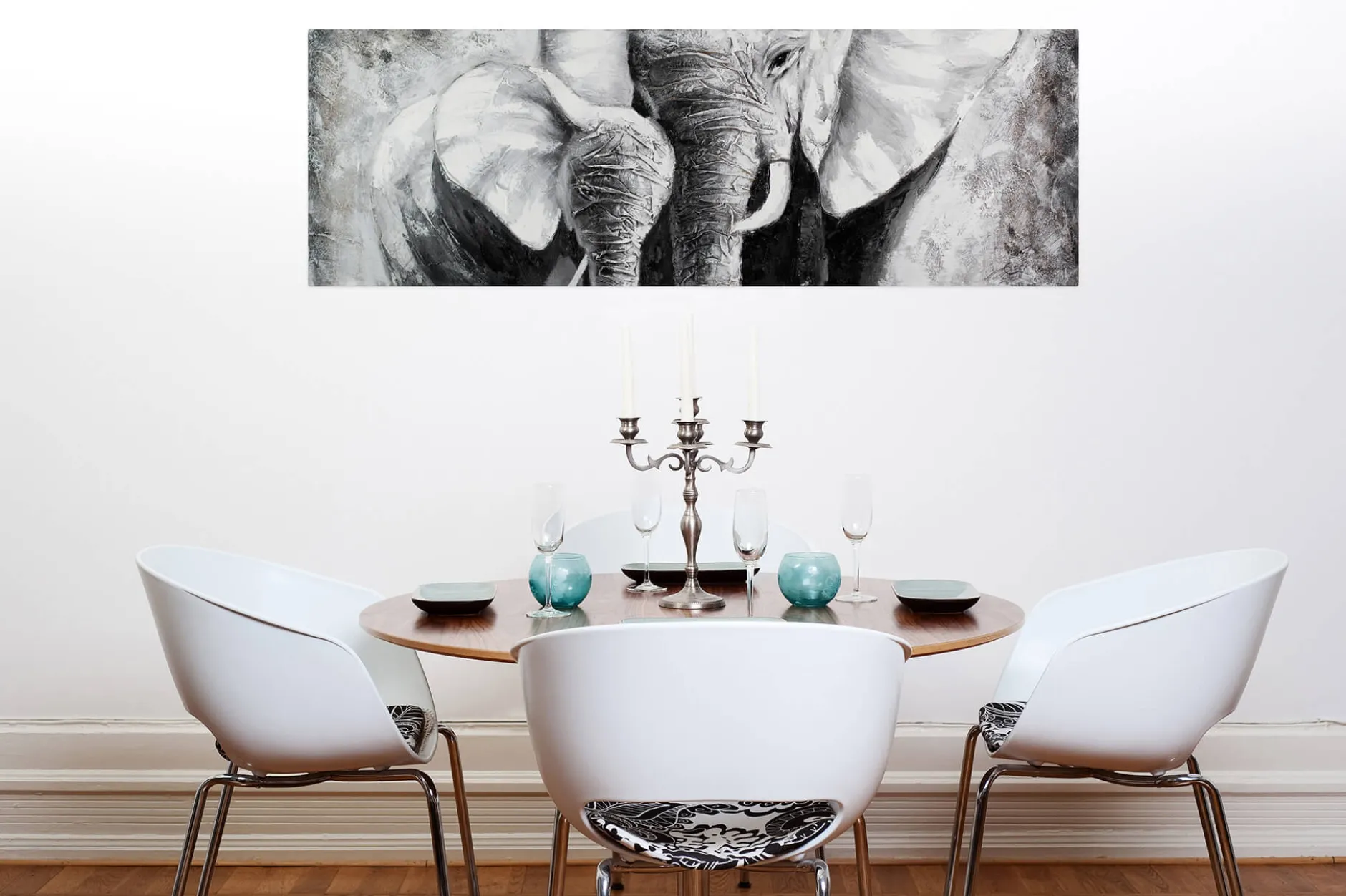 Handgemaltes Gemälde 'Sweet Savannah Memories' 150x50cm | inkl. Echtheitszertifikat
