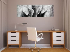 Handgemaltes Gemälde 'Sweet Savannah Memories' 150x50cm | inkl. Echtheitszertifikat