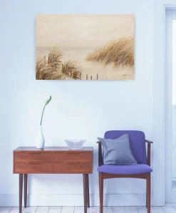 Handgemaltes Gemälde 'Tag am Strand' 90x60cm | inkl. Echtheitszertifikat