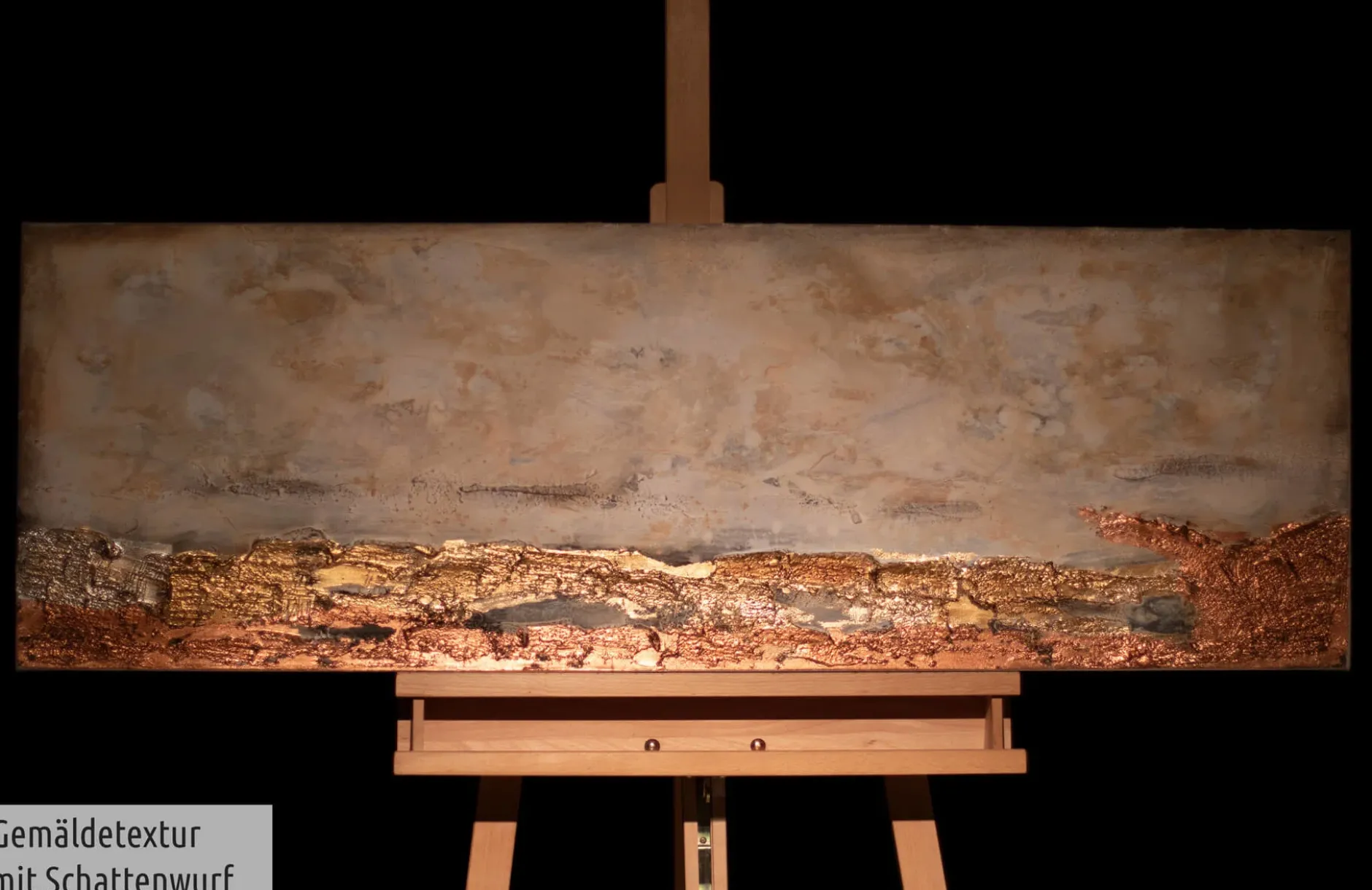 Handgemaltes Gemälde 'Tage in Toulouse' 120x40cm | inkl. Echtheitszertifikat