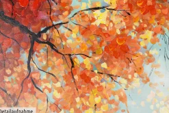 Handgemaltes Gemälde 'Tanz der Baumkronen' 120x75cm | inkl. Echtheitszertifikat
