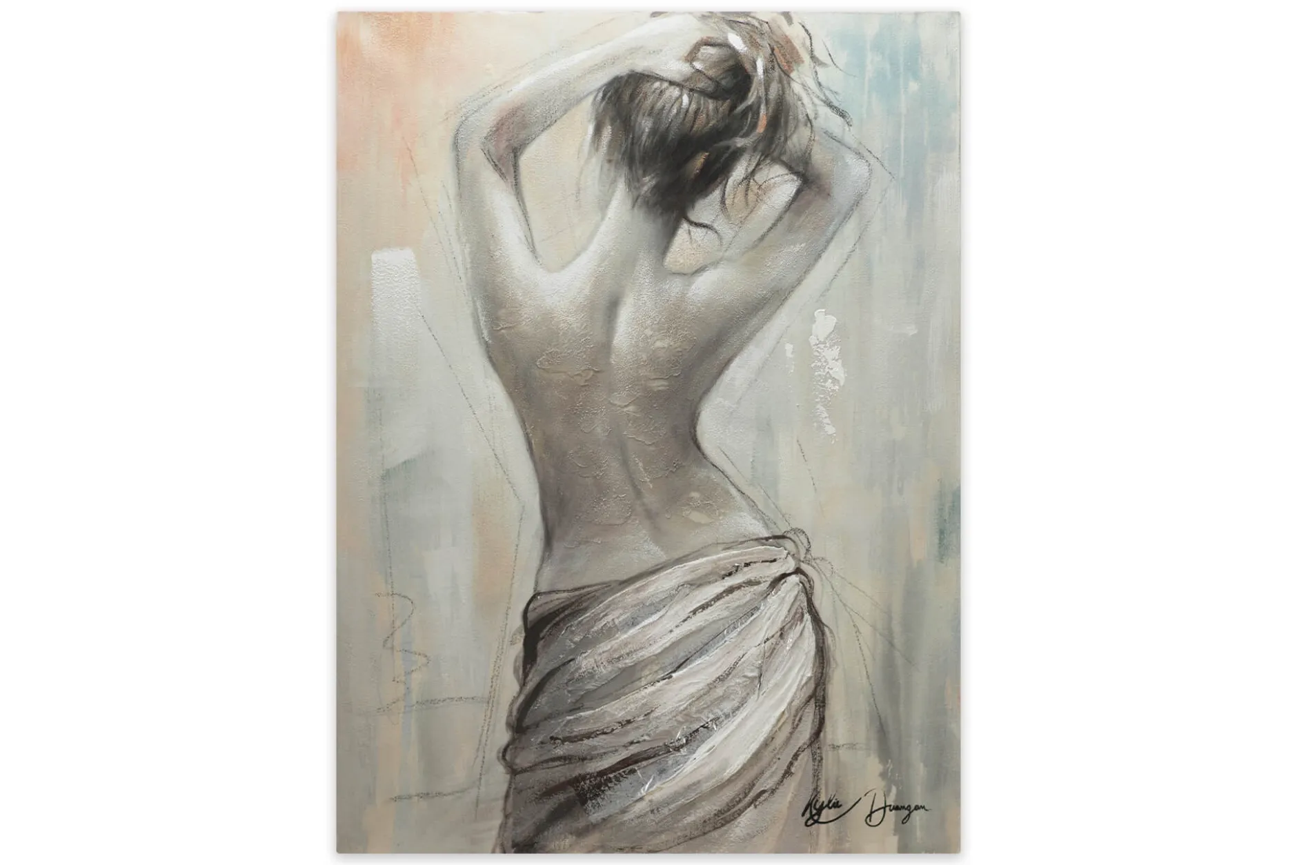 Handgemaltes Gemälde 'Tanz der Sinnlichkeit' 60x80cm | inkl. Echtheitszertifikat