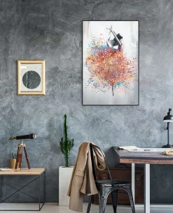 Handgemaltes Gemälde 'Tanz der Leidenschaft' 60x90cm | inkl. Echtheitszertifikat