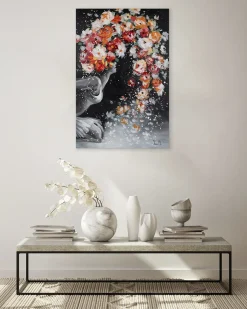 Handgemaltes Gemälde 'Tender Flower' 60x90cm | inkl. Echtheitszertifikat