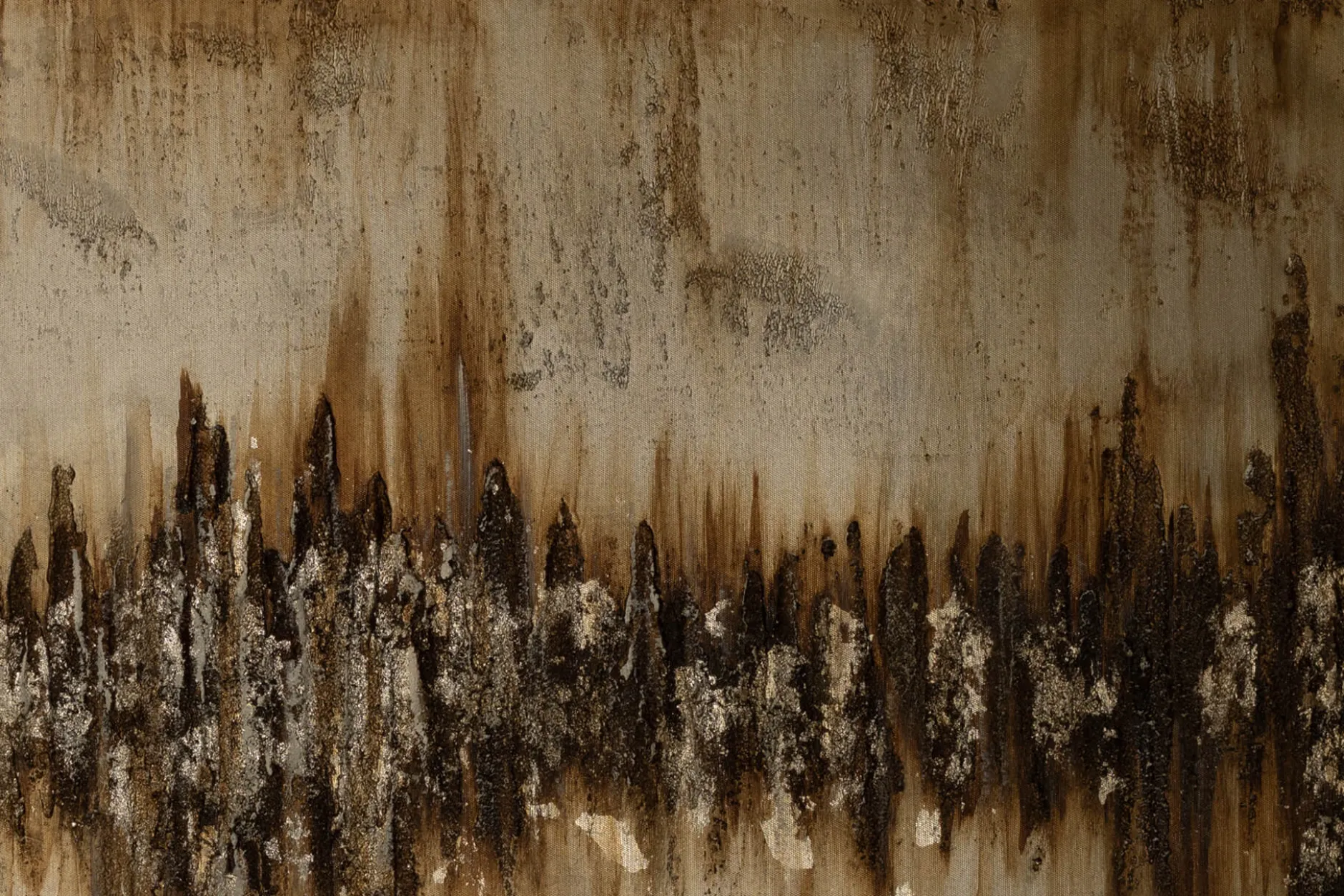 Handgemaltes Gemälde 'The Earth's Gradient' 140x70cm | inkl. Echtheitszertifikat