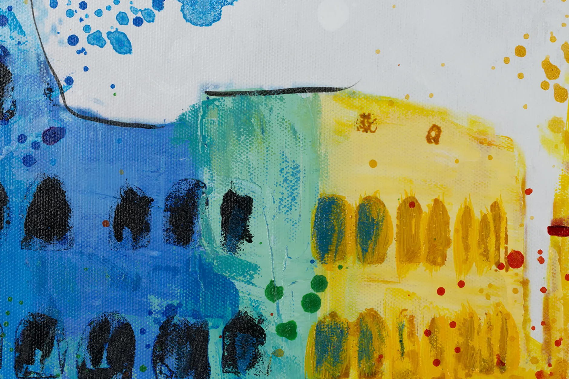 Handgemaltes Gemälde 'The Eternal City' 120x60cm | inkl. Echtheitszertifikat