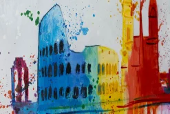 Handgemaltes Gemälde 'The Eternal City' 120x60cm | inkl. Echtheitszertifikat