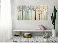 Handgemaltes Gemälde 'The Magic of the Polar Night' 140x70cm | inkl. Echtheitszertifikat
