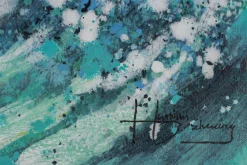 Handgemaltes Gemälde 'The perfect Wave' 90x60cm | inkl. Echtheitszertifikat