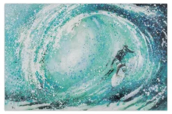 Handgemaltes Gemälde 'The perfect Wave' 90x60cm | inkl. Echtheitszertifikat