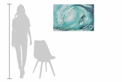 Handgemaltes Gemälde 'The perfect Wave' 90x60cm | inkl. Echtheitszertifikat