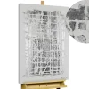 Handgemaltes Gemälde 'Through the Grids' 60x90cm | inkl. Echtheitszertifikat