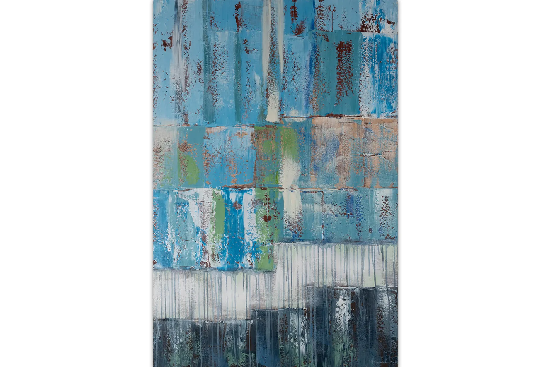 Handgemaltes Gemälde 'Tiefenentspannung' 80x120cm | inkl. Echtheitszertifikat