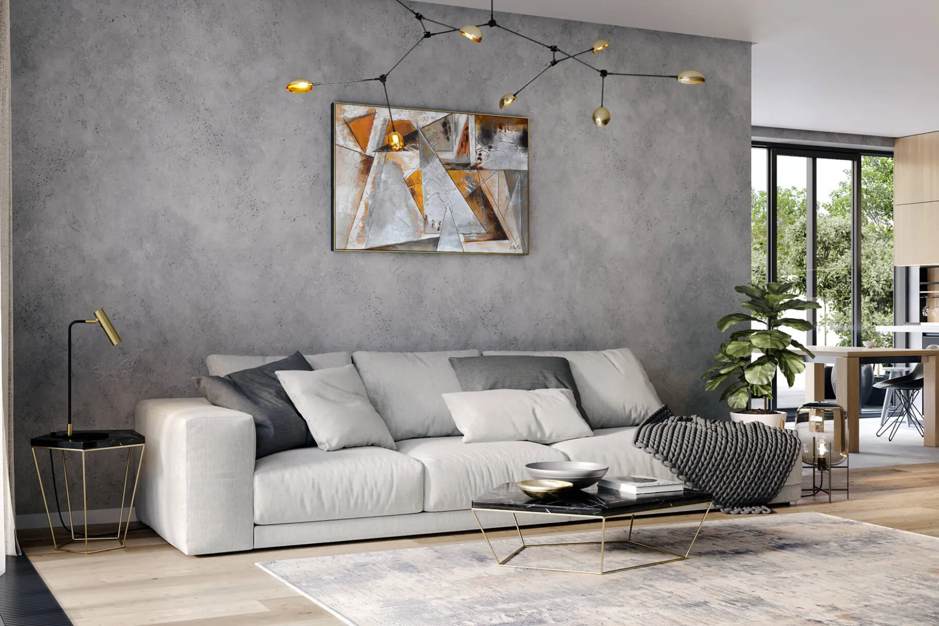 Handgemaltes Gemälde 'Tiefer Schlaf' 120x80cm | inkl. Echtheitszertifikat