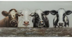 Handgemaltes Gemälde 'Tierische Freundschaft' 100x50cm | inkl. Echtheitszertifikat