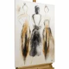 Handgemaltes Gemälde 'Traumtänzerinnen Trio' 60x90cm | inkl. Echtheitszertifikat