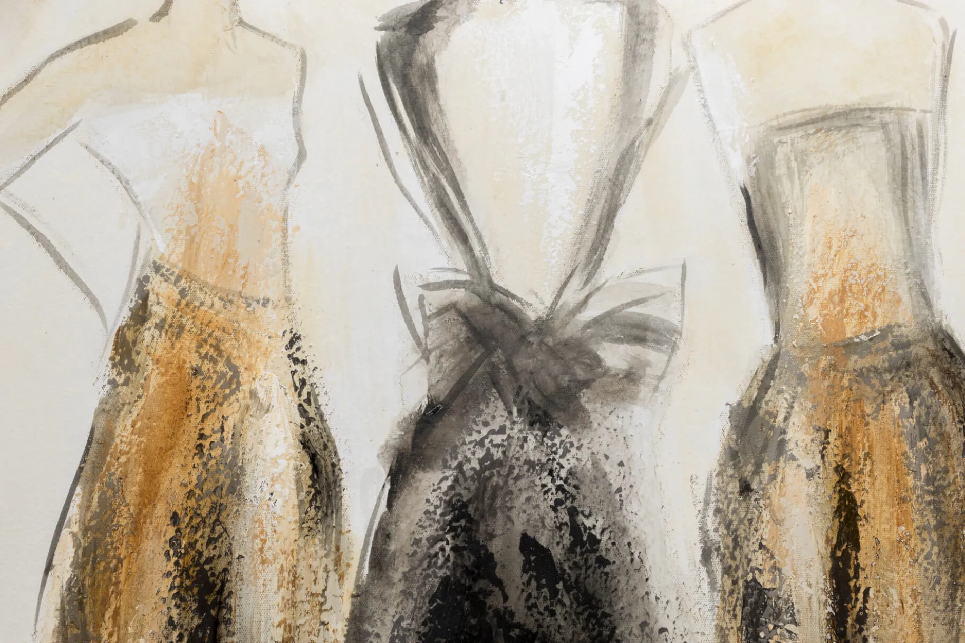 Handgemaltes Gemälde 'Traumtänzerinnen Trio' 60x90cm | inkl. Echtheitszertifikat
