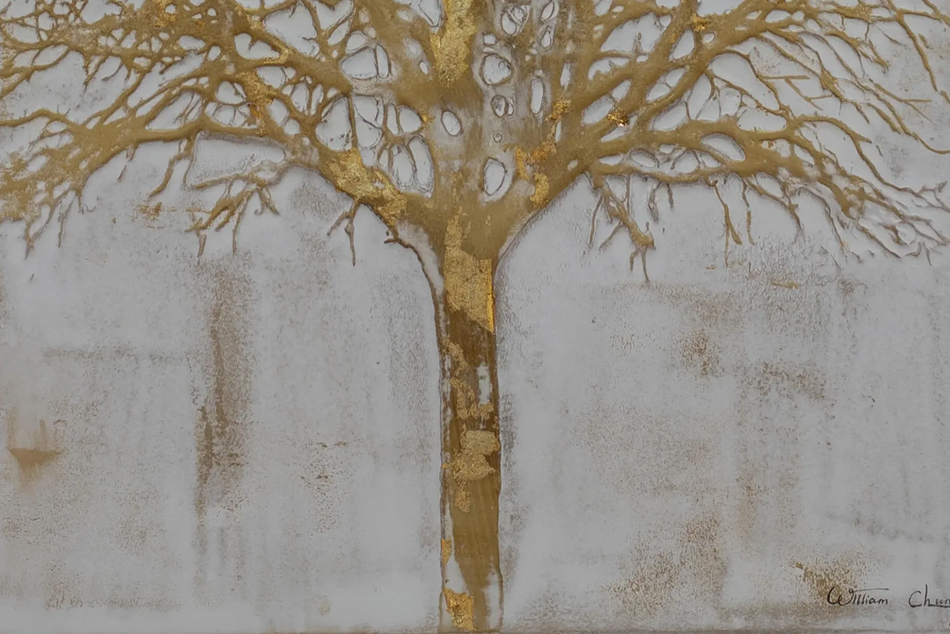 Handgemaltes Gemälde 'Tree of Life' 60x120cm | inkl. Echtheitszertifikat