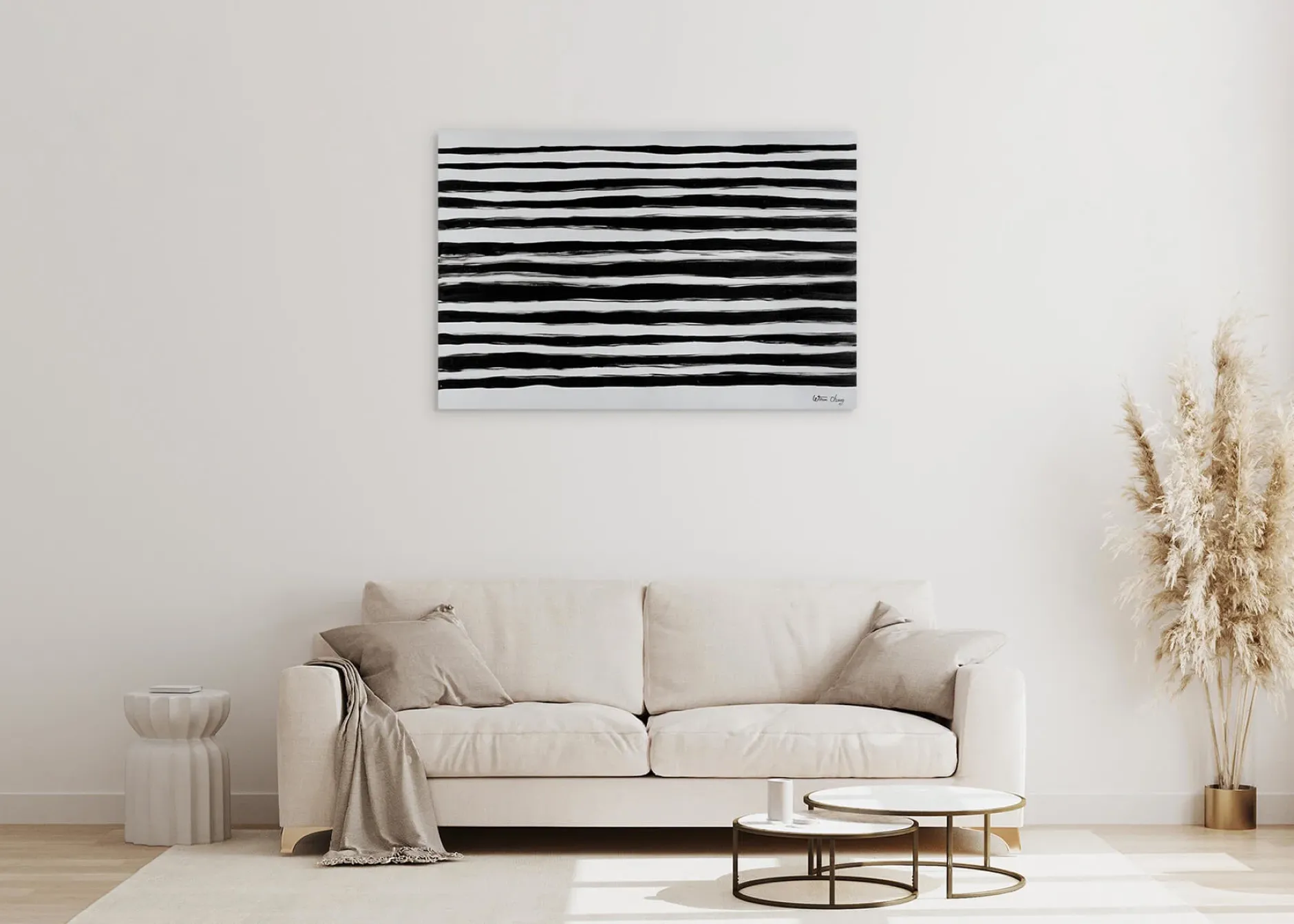 Handgemaltes Gemälde 'Two Sides of Life' 120x80cm | inkl. Echtheitszertifikat