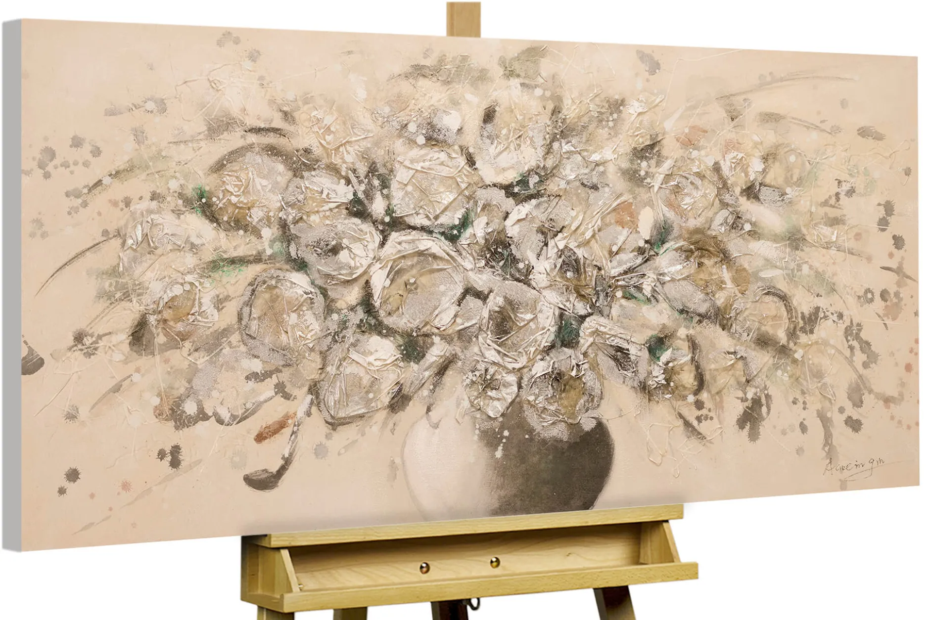 Handgemaltes Gemälde 'Ulterior Allure' 120x60cm | inkl. Echtheitszertifikat