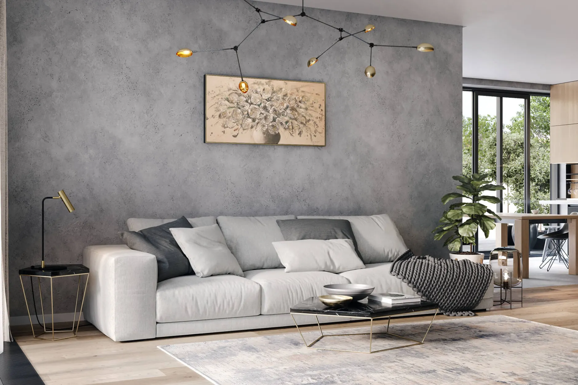 Handgemaltes Gemälde 'Ulterior Allure' 120x60cm | inkl. Echtheitszertifikat