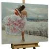 Handgemaltes Gemälde 'Umhüllender Wind' 100x70cm | inkl. Echtheitszertifikat