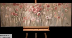Handgemaltes Gemälde 'Unberührte Natur' 150x50cm | inkl. Echtheitszertifikat