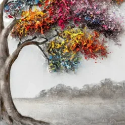 Handgemaltes Gemälde 'Under the Branches' 80x80cm | inkl. Echtheitszertifikat