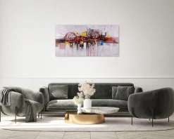 Handgemaltes Gemälde 'Unerwartete Reise' 120x60cm | inkl. Echtheitszertifikat