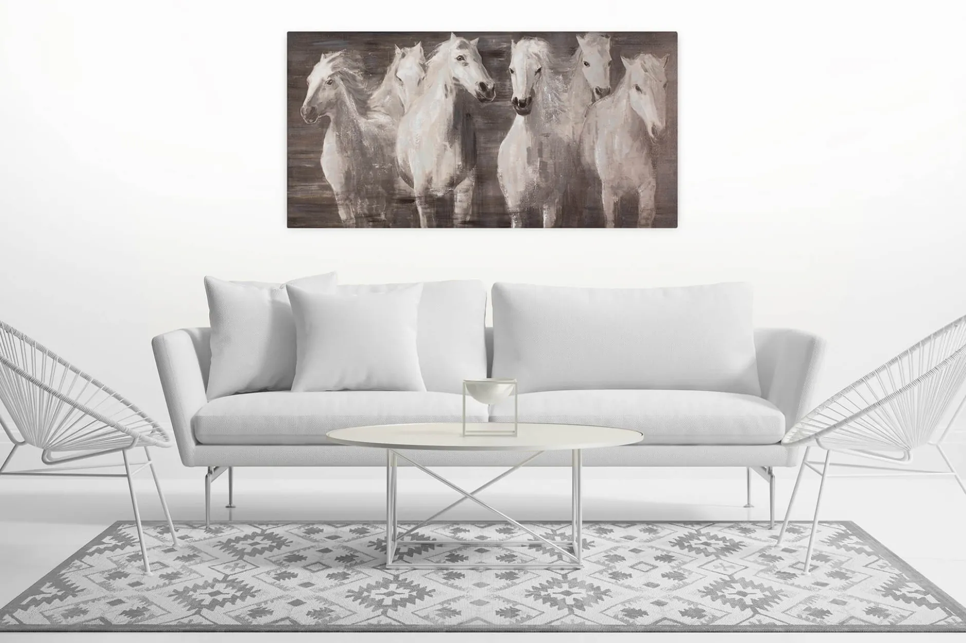 Handgemaltes Gemälde 'Unzähmbar' 120x60cm | inkl. Echtheitszertifikat