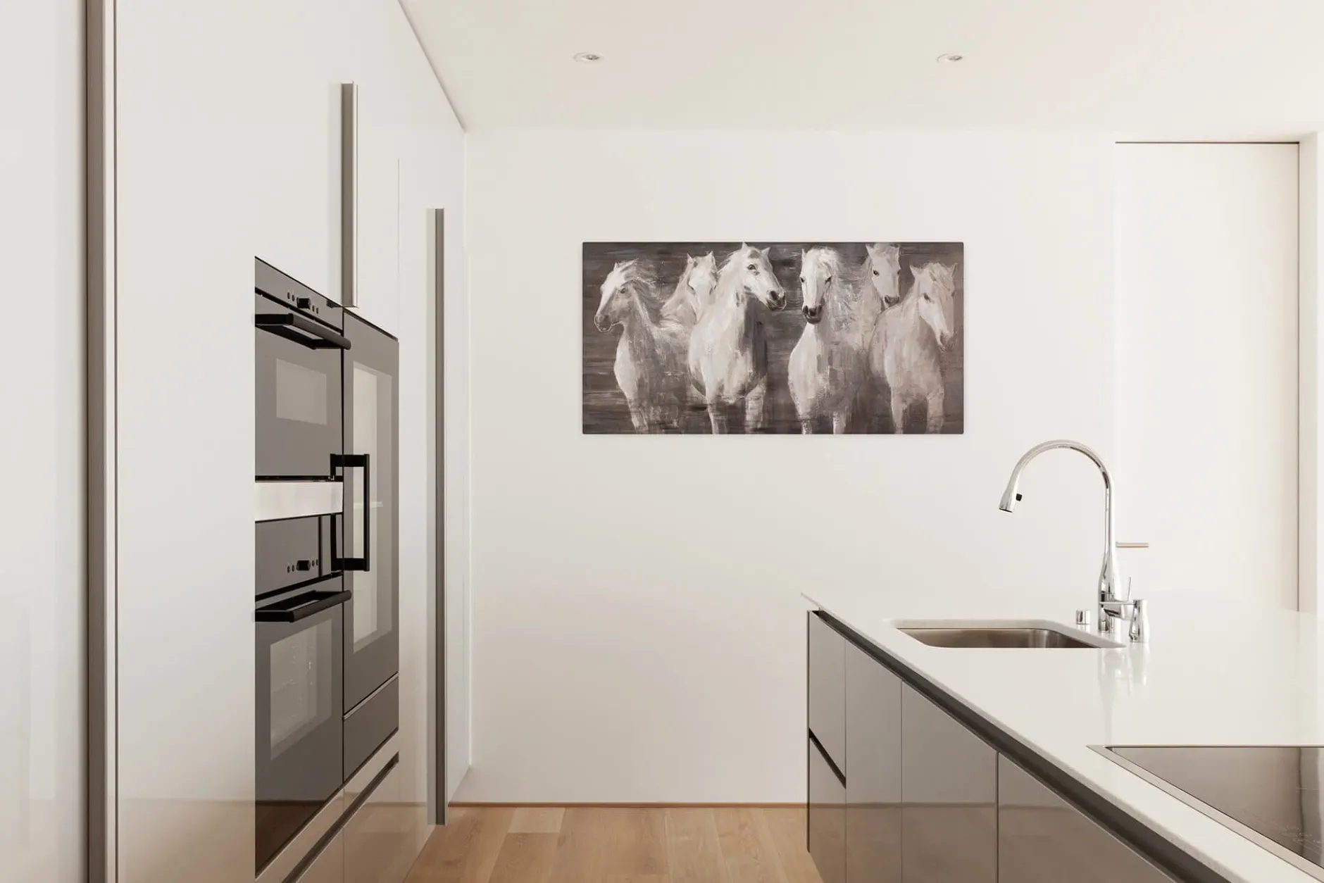 Handgemaltes Gemälde 'Unzähmbar' 120x60cm | inkl. Echtheitszertifikat