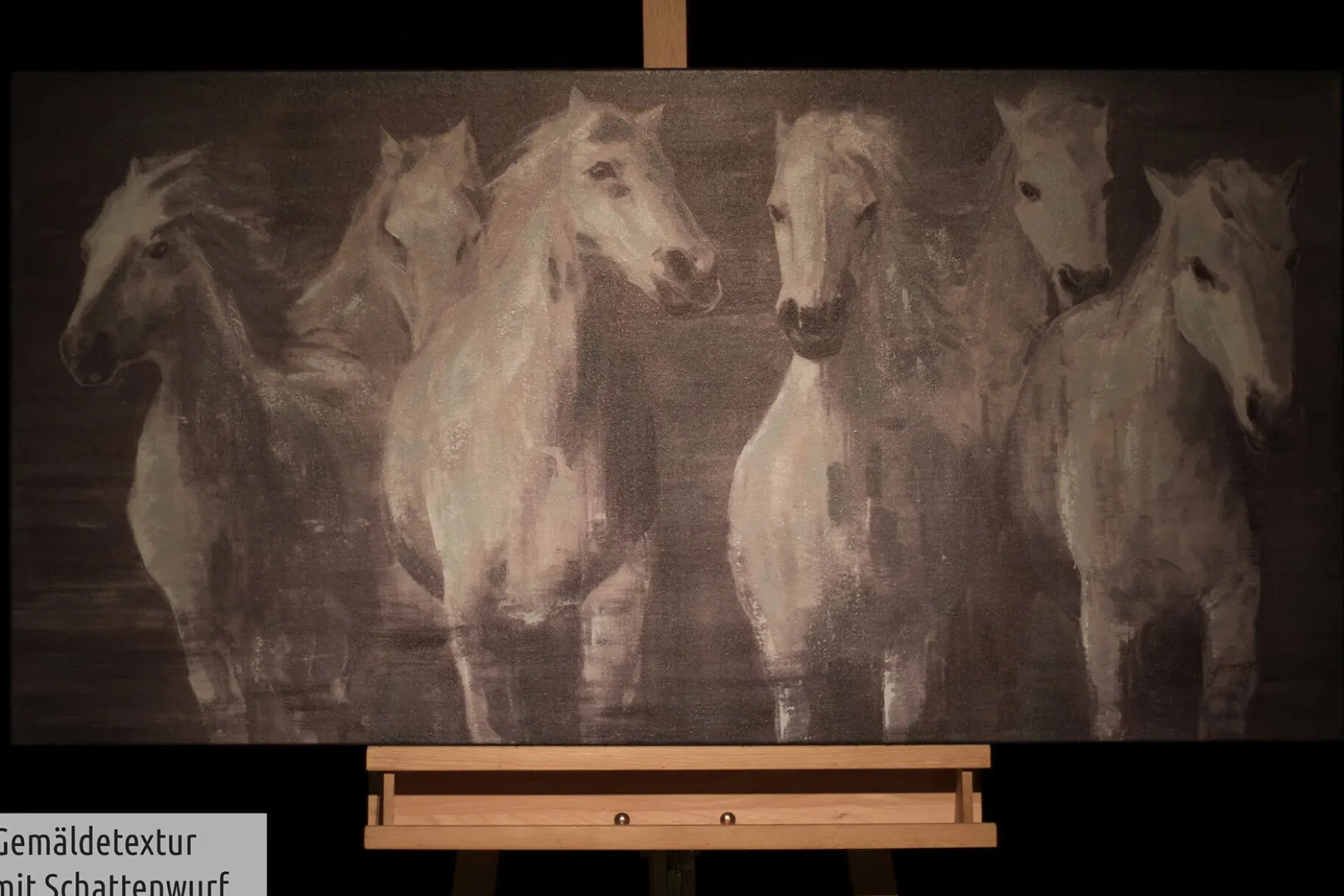 Handgemaltes Gemälde 'Unzähmbar' 120x60cm | inkl. Echtheitszertifikat