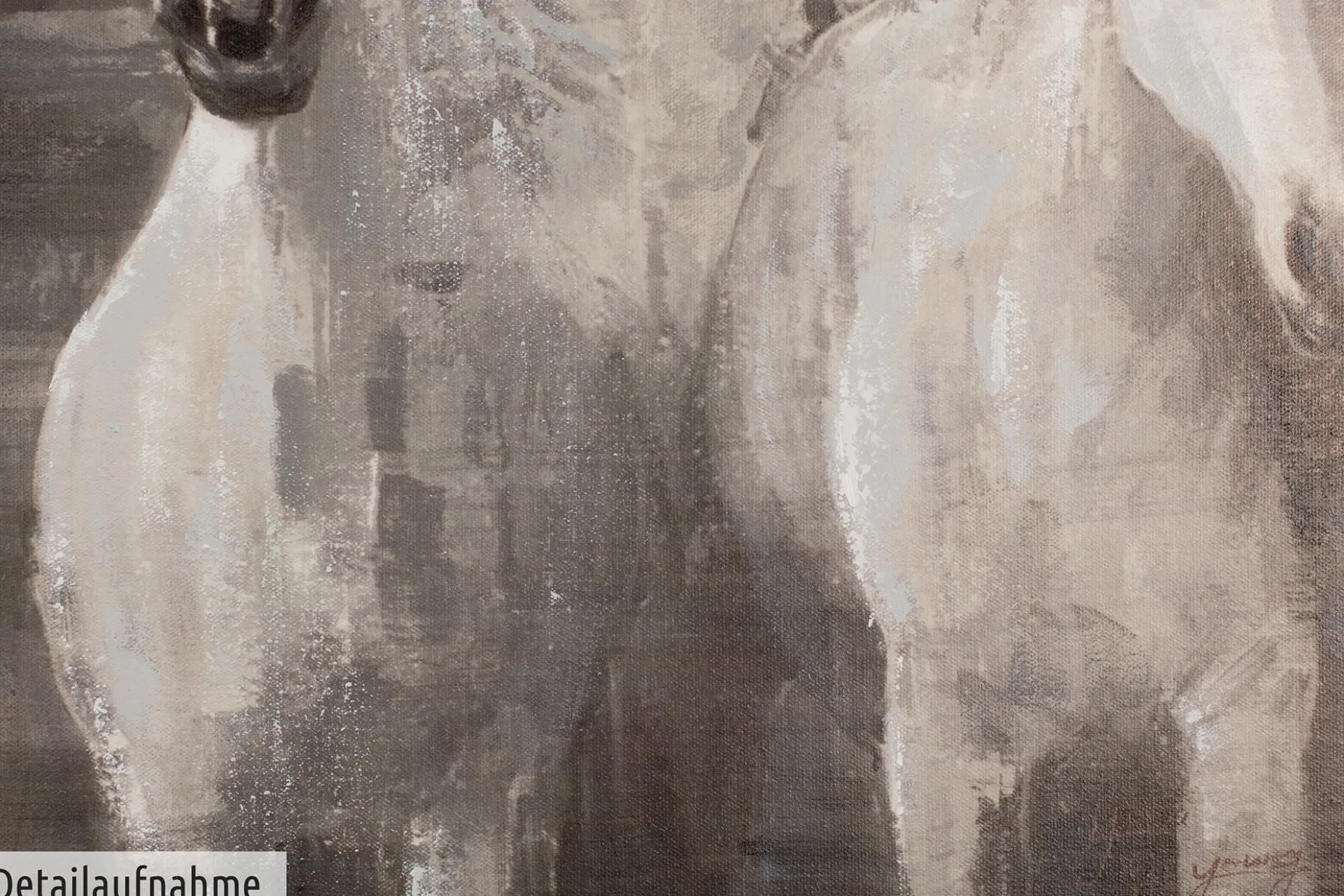 Handgemaltes Gemälde 'Unzähmbar' 120x60cm | inkl. Echtheitszertifikat
