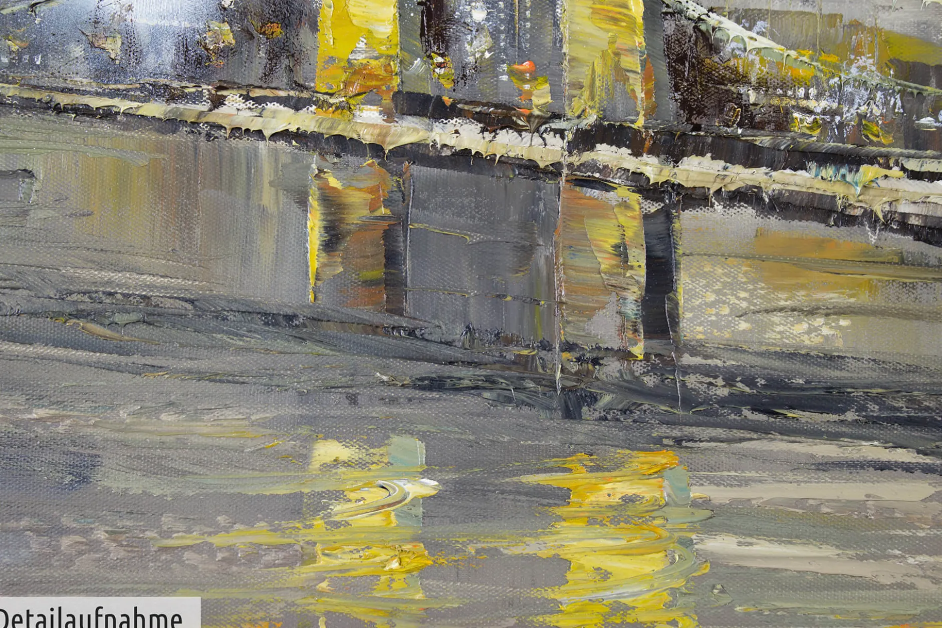 Handgemaltes Gemälde 'Urban Life' 100x50cm | inkl. Echtheitszertifikat