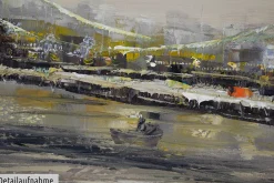 Handgemaltes Gemälde 'Urban Life' 100x50cm | inkl. Echtheitszertifikat