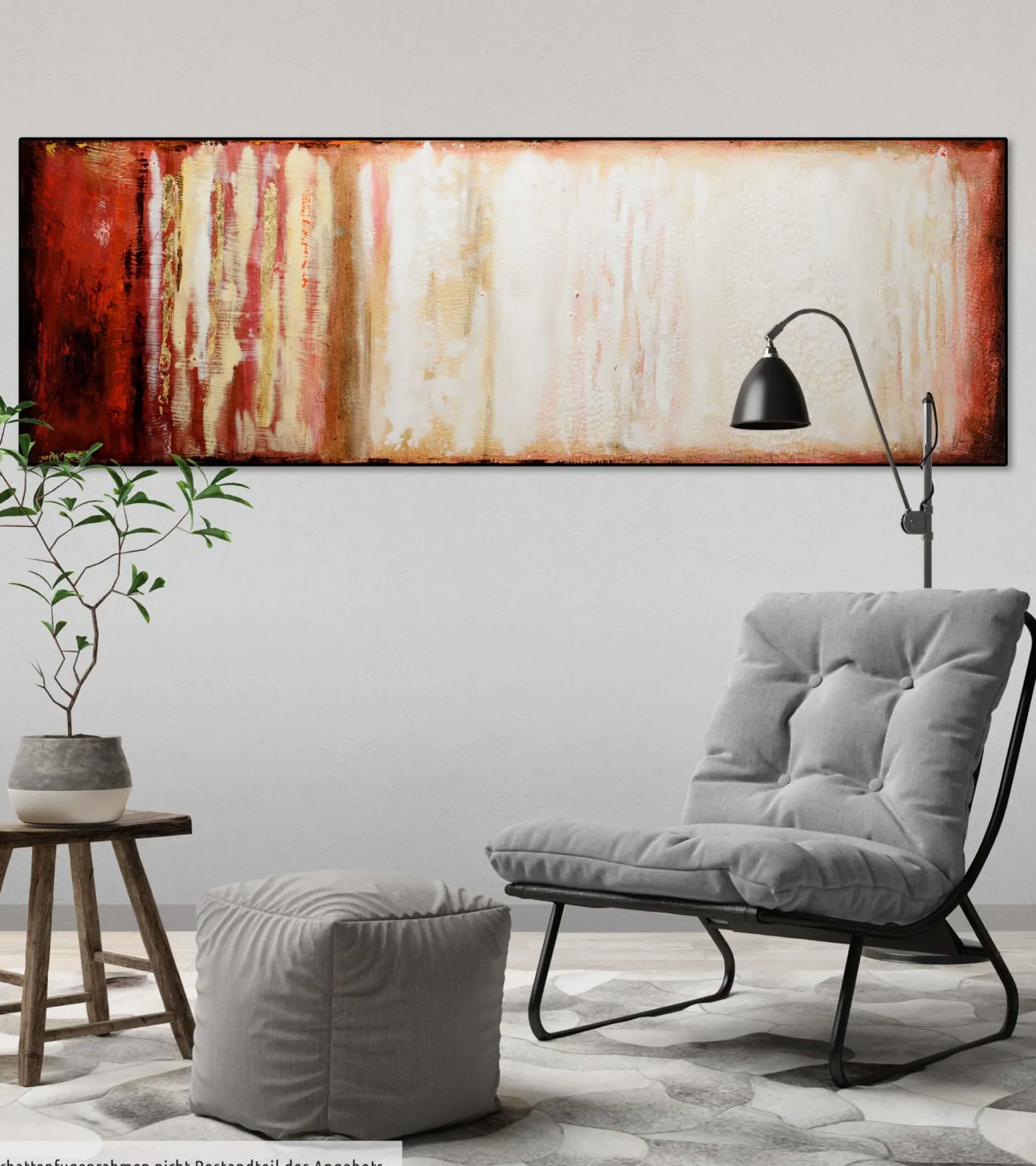 Handgemaltes Gemälde 'Vagile Virtuosität' 150x50cm | inkl. Echtheitszertifikat