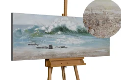 Handgemaltes Gemälde 'Vamos a la Playa' 150x50cm | inkl. Echtheitszertifikat
