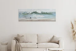 Handgemaltes Gemälde 'Vamos a la Playa' 150x50cm | inkl. Echtheitszertifikat