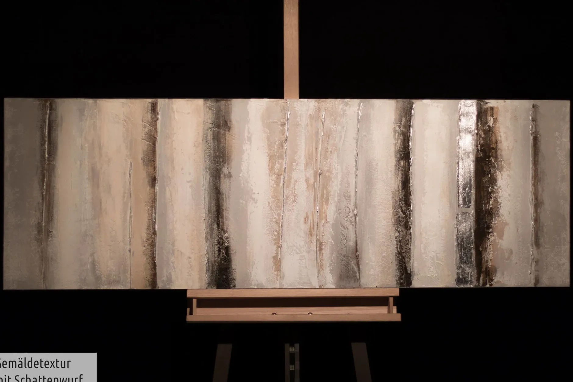 Handgemaltes Gemälde 'Vanilla Sky' 150x50cm | inkl. Echtheitszertifikat