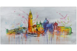 Handgemaltes Gemälde 'Venice Skyline Silhouette' 120x60cm | inkl. Echtheitszertifikat