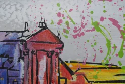 Handgemaltes Gemälde 'Venice Skyline Silhouette' 120x60cm | inkl. Echtheitszertifikat