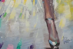 Handgemaltes Gemälde 'Verführende Venus' 40x120cm | inkl. Echtheitszertifikat