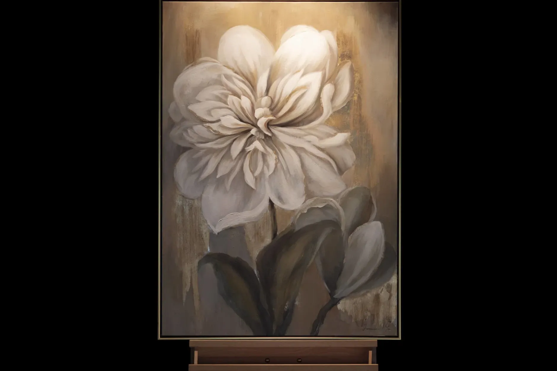 Handgemaltes Gemälde 'Vergangener Zauber' 72x102cm | inkl. Echtheitszertifikat